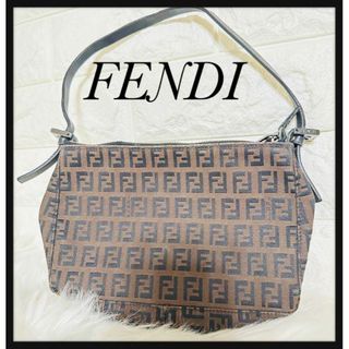 フェンディ(FENDI)の【極美品】 フェンディ ハンドバッグ ワンショルダー ズッカ柄 ズッキーノ(ハンドバッグ)