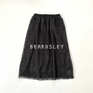 ビアズリー(BEARDSLEY)の定価2.4万円　ビアズリー レーススカート　ブラック(ロングスカート)