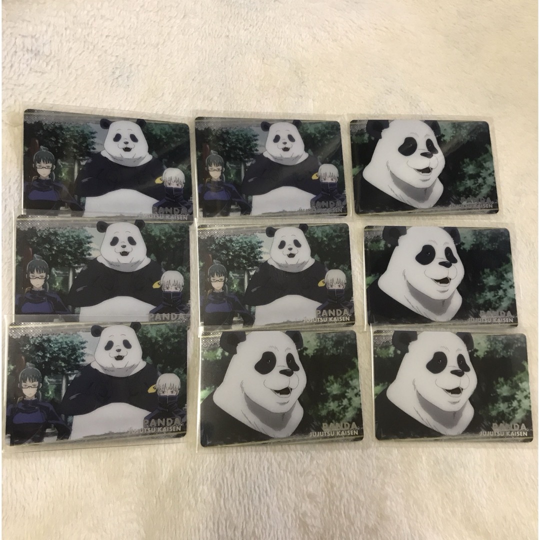 呪術廻戦 パンダ メタルカードセット エンタメ/ホビーのアニメグッズ(カード)の商品写真