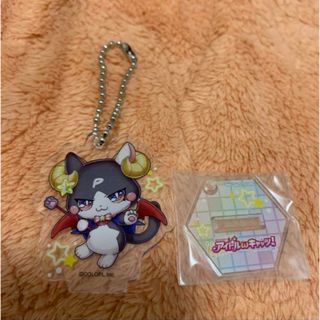 白黒テニスドリームコラボ アイドルωキャッツ！ ペオルタン ミニアクリルスタンド(キャラクターグッズ)