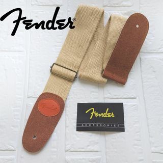 フェンダー(Fender)の【未使用】Fender　フェンダー　ギター　ベース　ストラップ　ベージュ(ストラップ)