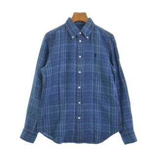 ポロラルフローレン(POLO RALPH LAUREN)のPolo Ralph Lauren カジュアルシャツ S 青(チェック) 【古着】【中古】(シャツ/ブラウス(長袖/七分))