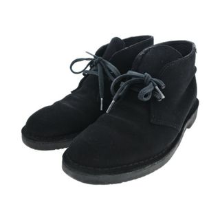 クラークス(Clarks)のclarks クラークス ブーツ 8(26cm位) 黒 【古着】【中古】(ブーツ)