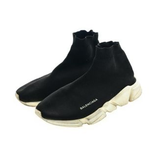 バレンシアガ(Balenciaga)のBALENCIAGA バレンシアガ スニーカー 42(27cm位) 黒 【古着】【中古】(スニーカー)