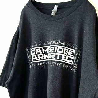 ネクストレベル CAMBRIDGE アメリカ Tシャツ XL グレー 古着(Tシャツ/カットソー(半袖/袖なし))