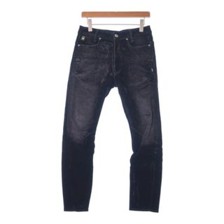 ジースター(G-STAR RAW)のG-STAR RAW ジースターロー デニムパンツ 27(XS位) 黒 【古着】【中古】(デニム/ジーンズ)