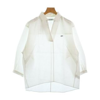 ラコステ(LACOSTE)のLACOSTE ラコステ カジュアルシャツ 36(XS位) 白 【古着】【中古】(シャツ/ブラウス(長袖/七分))