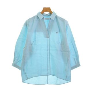 ラコステ(LACOSTE)のLACOSTE ラコステ カジュアルシャツ 36(XS位) 青 【古着】【中古】(シャツ/ブラウス(長袖/七分))