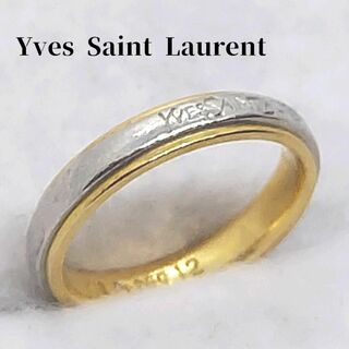イヴサンローラン(Yves Saint Laurent)の●●イヴサンローラン  K18/Pt950 約12号 指輪 総重量約5.69g(リング(指輪))