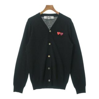 PLAY COMME des GARCONS カーディガン L 黒 【古着】【中古】(カーディガン)