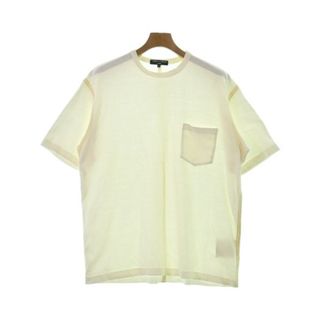 コムデギャルソンオム(COMME des GARCONS HOMME)のCOMME des GARCONS HOMME Tシャツ・カットソー L 白系 【古着】【中古】(Tシャツ/カットソー(半袖/袖なし))