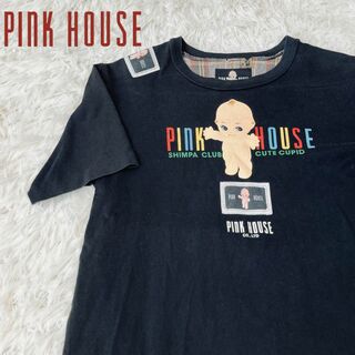 ピンクハウス(PINK HOUSE)のPINKHOUSE ピンクハウス　キューピー　Tシャツ　ブラック(Tシャツ(半袖/袖なし))
