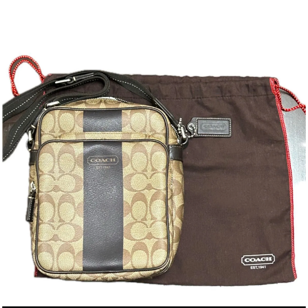 COACH -  【収納袋付き】肩掛け ショルダーバッグ レディース メンズ