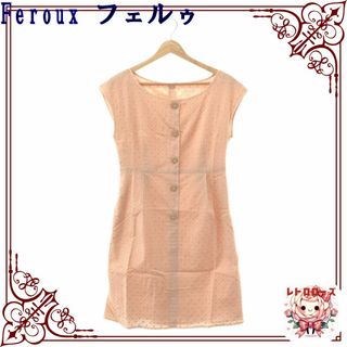 Feroux - Feroux フェルゥ ワンピース ミニワンピース タンクトップ 袖なし