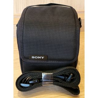 ソニー(SONY)のSONYカメラレンズケース ショルダーベルト付  ブラック  未使用(ケース/バッグ)