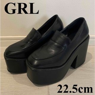 ☆GRL厚底靴 ブラック 22.5cm☆(ローファー/革靴)