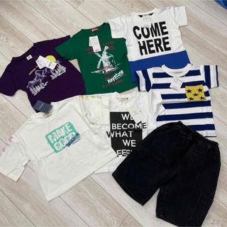 ブランシェス(Branshes)の7点セット ブランシェス Tシャツ ズボン RADCHAP デビロック(Tシャツ/カットソー)