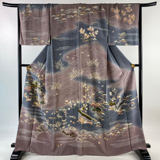 訪問着 身丈165cm 裄丈69cm 正絹 秀品 【中古】(着物)