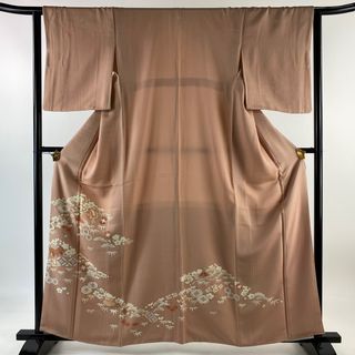 色留袖 身丈159.5cm 裄丈64cm 正絹 秀品 【中古】(着物)