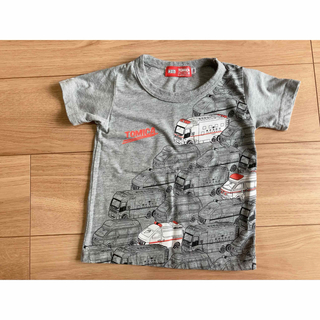 トミカワールド(トミカワールド)のトミカ　半袖Tシャツ　トミカ博　救急車　100サイズ　男の子　美品(Tシャツ/カットソー)