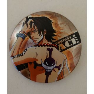 ONEPIECE ポートガス・D・エース 缶バッジ(キャラクターグッズ)