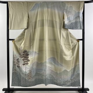 訪問着 身丈151.5cm 裄丈66.5cm 正絹 美品 優品 【中古】(着物)