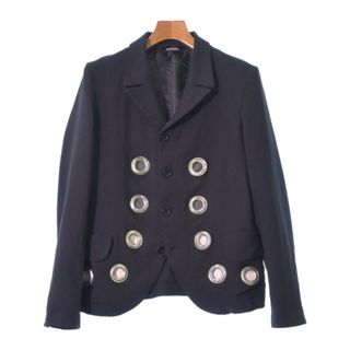 ブラックコムデギャルソン(BLACK COMME des GARCONS)のBLACK COMME des GARCONS カジュアルジャケット XS 黒 【古着】【中古】(テーラードジャケット)