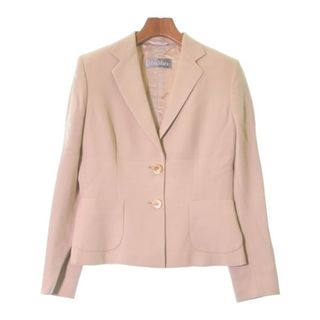 マックスマーラ(Max Mara)のMax Mara マックスマーラ テーラードジャケット 38(S位) ベージュ 【古着】【中古】(テーラードジャケット)