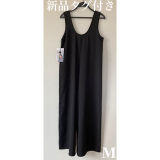 ☆新品タグ付きFLASH BLUEサロペット ブラックM☆