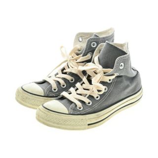 コンバース(CONVERSE)のCONVERSE コンバース スニーカー 22cm グレー 【古着】【中古】(スニーカー)