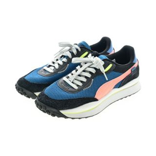 プーマ(PUMA)のPUMA プーマ スニーカー 27.5cm 青x黒xピンク 【古着】【中古】(スニーカー)