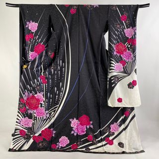 振袖 身丈181cm 裄丈72cm 正絹 美品 逸品 【中古】(着物)