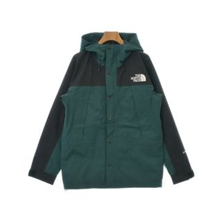 THE NORTH FACE ザノースフェイス マウンテンパーカー S 緑x黒 【古着】【中古】(マウンテンパーカー)