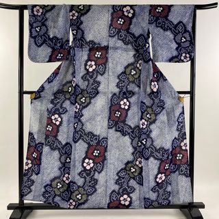 浴衣 身丈155cm 裄丈63.5cm 綿 名品 【中古】(浴衣)