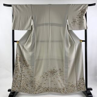 訪問着 身丈162cm 裄丈67.5cm 正絹 名品 【中古】(着物)