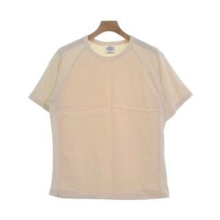 THING FABRICS Tシャツ・カットソー 0(XS位) ベージュ 【古着】【中古】(Tシャツ/カットソー(半袖/袖なし))