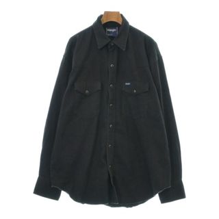 Wrangler - Wrangler ラングラー カジュアルシャツ L 黒 【古着】【中古】