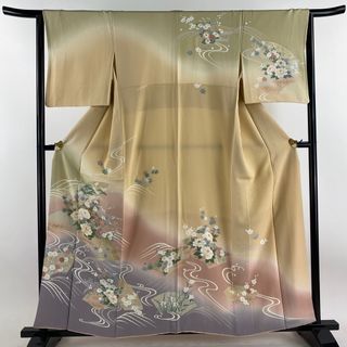 訪問着 身丈158cm 裄丈63cm 正絹 名品 【中古】(着物)