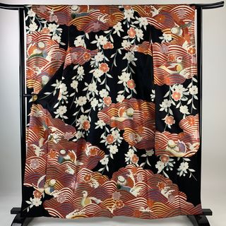 振袖 身丈162cm 裄丈62cm 正絹 名品 【中古】(着物)