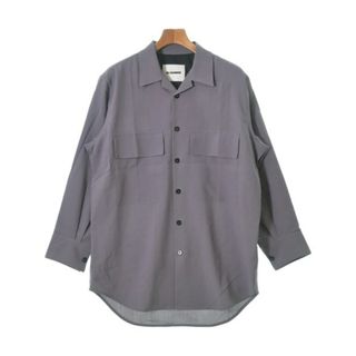 ジルサンダー(Jil Sander)のJIL SANDER ジルサンダー カジュアルシャツ 39(M位) グレー 【古着】【中古】(シャツ)