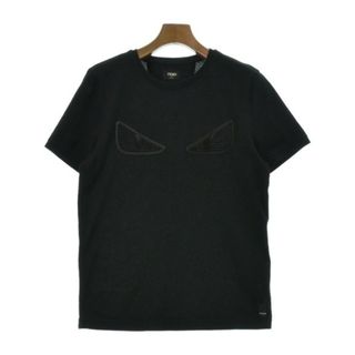 FENDI フェンディ Tシャツ・カットソー 48(L位) 黒 【古着】【中古】