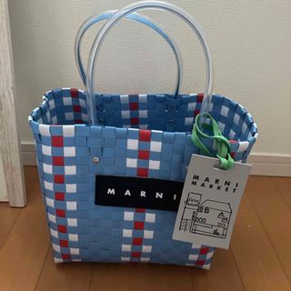 Marni - マルニ🩵MARNIマーケットトートカゴバッグ