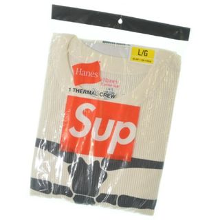 シュプリーム(Supreme)のSupreme シュプリーム Tシャツ・カットソー L アイボリー系 【古着】【中古】(Tシャツ/カットソー(半袖/袖なし))