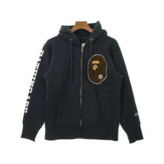 A BATHING APE - A BATHING APE アベイシングエイプ パーカー M 紺 【古着】【中古】