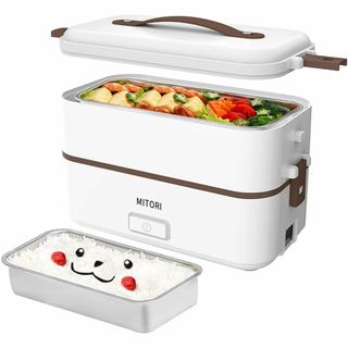 【サイズ:2段式】MITORI 2段式 コロナ感染抑える高速弁当箱炊飯器 0.5(その他)