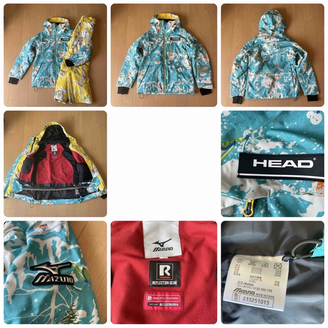 MIZUNO - ミズノスキーウェア デモモデル サイズM中古 HEADデモ MIZUNO - ミズノスキーウェア デモモデル サイズM中古 HEADデモ