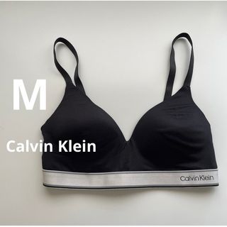 Calvin Klein - 新品　カルバンクライン　Mサイズ　ブラック　ワイヤレスブラ　ノンワイヤー