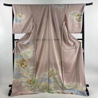 訪問着 身丈177cm 裄丈69cm 正絹 逸品 【中古】(着物)