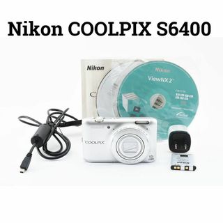 ニコン(Nikon)のNikon Coolpix S6400 シルバー　デジタルカメラ(コンパクトデジタルカメラ)