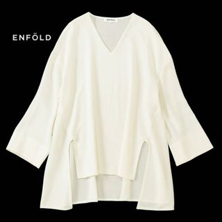 エンフォルド(ENFOLD)のENFOLD エンフォルド　ブラウス　38(シャツ/ブラウス(長袖/七分))